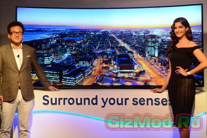Samsung запускает в продажу телевизор с изменяемой формой
