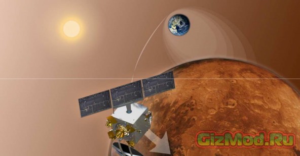 Индия вывела зонд на орбиту Марса