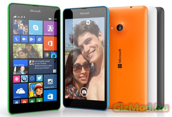 Представлен первый смартфон Microsoft Lumia