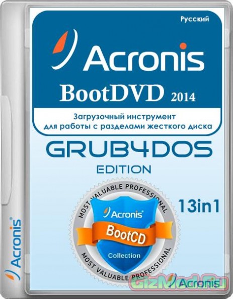 Acronis BootDVD 2015 - все что нужно для управления жестким диском