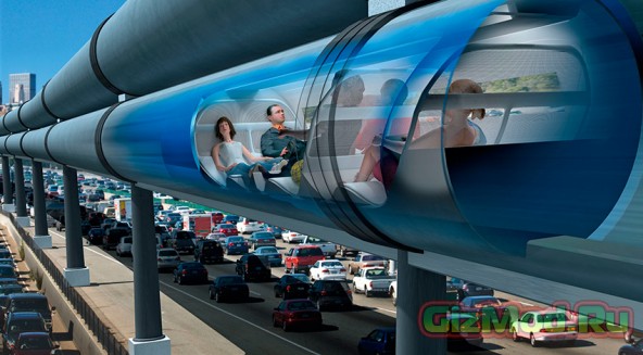 Проезд в транспортной трубе Hyperloop будет бесплатным