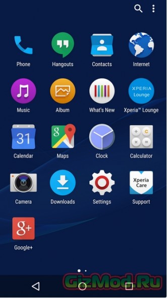 Sony готовит интерфейс на основе Android 5.1