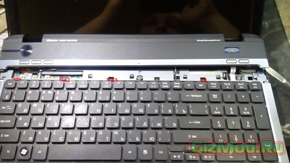 Как разобрать и почистить от пыли ноутбук Acer Aspire 5738.