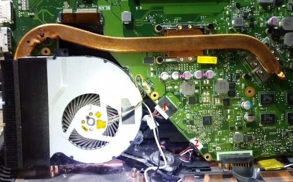 Как разобрать и почистить от пыли ноутбук ASUS X550C.