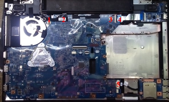 Как разобрать и почистить от пыля ноутбук Lenovo B570.