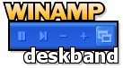 Winamp Deskband 1.0 RC3 - управление Winamp