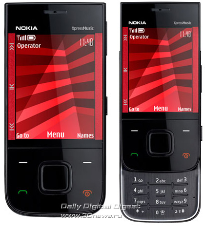 Nokia представила музыкальный слайдер 5330 XpressMusic