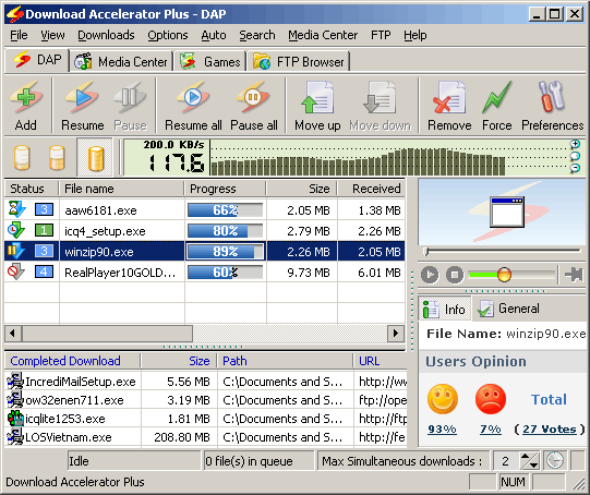 Download Accelerator Plus v.9.1.1.1