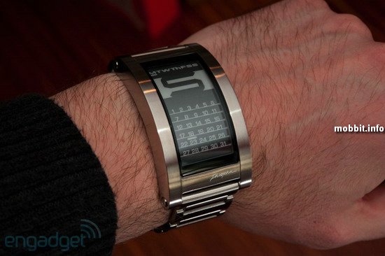Phosphor, Часы, E-Ink