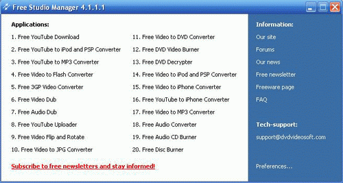 Free DVD Video Studio 4.1.3.60