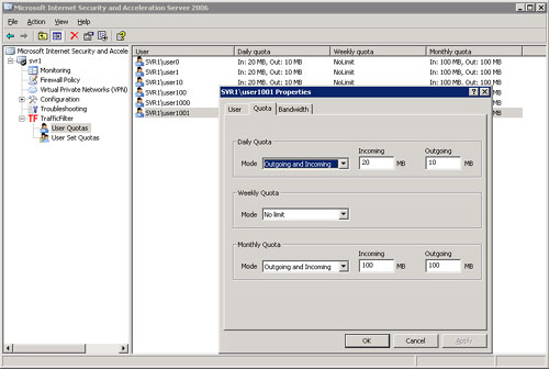 TrafficFilter Pro for Microsoft ISA Server 1.2.0