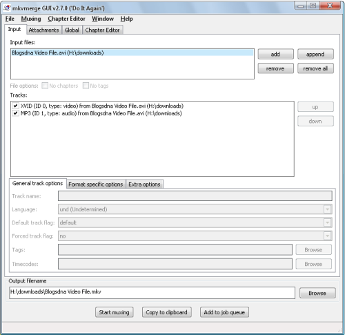 MKV Toolnix 3.10.210 - редактор матрешек
