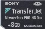 Первая карта памяти с поддержкой TransferJet
