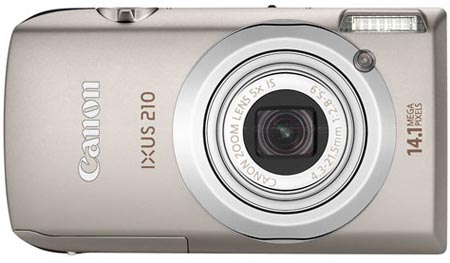 Камера Canon IXUS 210 получила сенсорный дисплей