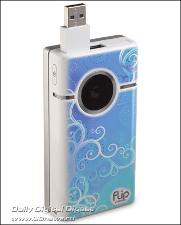 Мини-камера "слайдер" Flip Video SlideHD