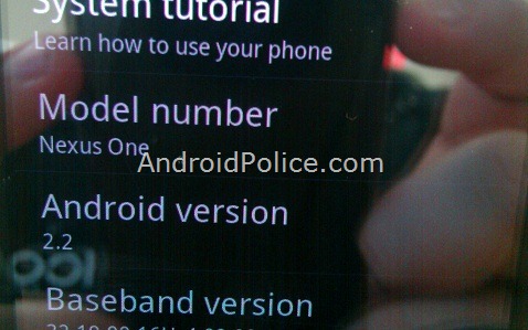 Android 2.2, Тест
