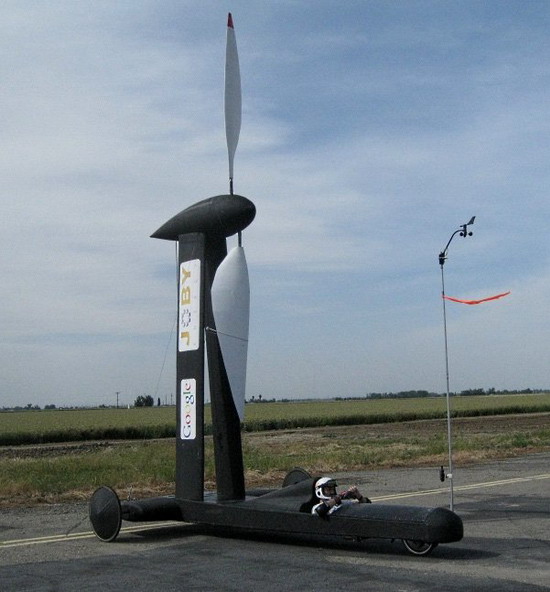 Blackbird, Ветромобиль