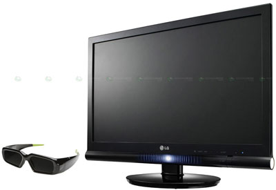 LG начинает продажи 3D монитора W2363D