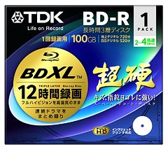 100-гигабайтный BDXL-диск от TDK