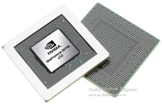 NVIDIA GeForce GTS 450 представлена официально