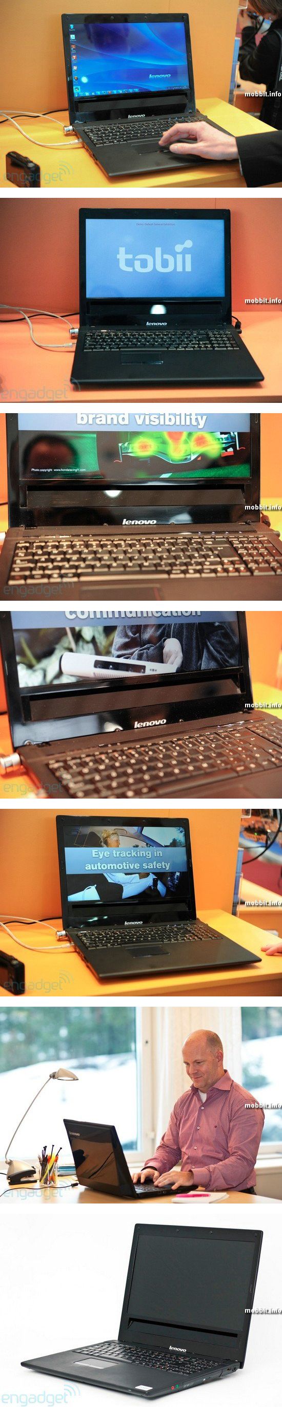 Tobii, Lenovo, Ноутбук