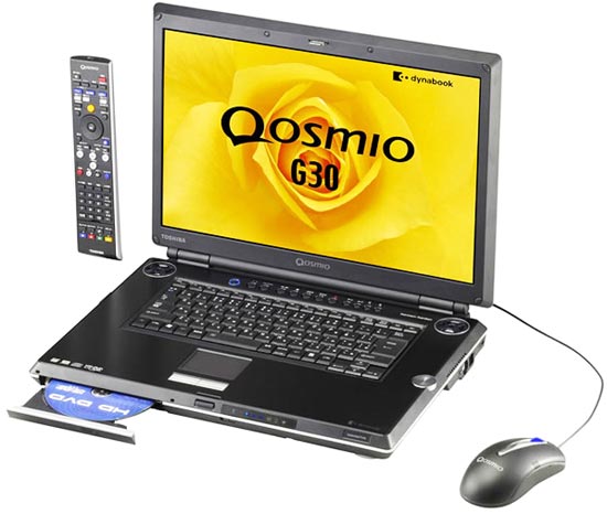 Toshiba Qosmio G30 - ноутбук с приводом HD DVD