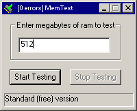 MemTest 3.4 - проверка памяти