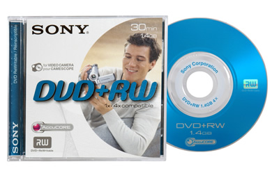 Пуленепробиваемый  DVD+RW от Sony