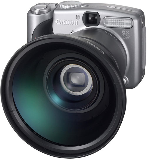 Canon PowerShot A710 + TC-DC58N
