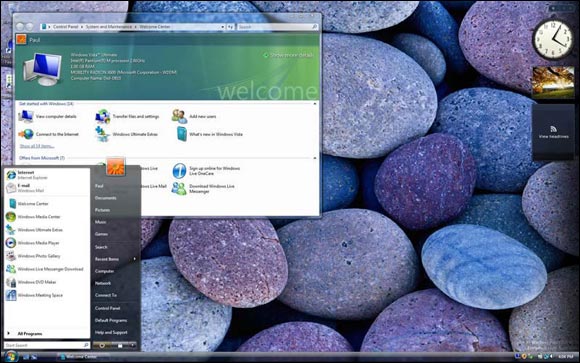 Первые скриншоты Windows Vista RC1