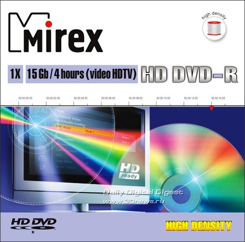 HD DVD-R матрицы в российских магазинах