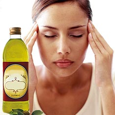 Оливковое масло лечит от головной боли