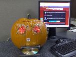 Компьютер-тыква моддинг к Хеллоуину