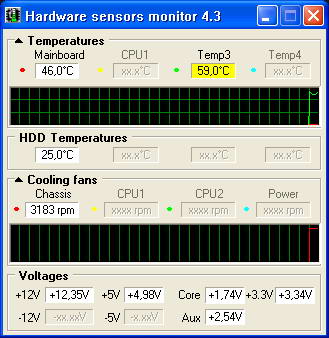 Hmonitor 4.3.0.1: для температурного мониторинга