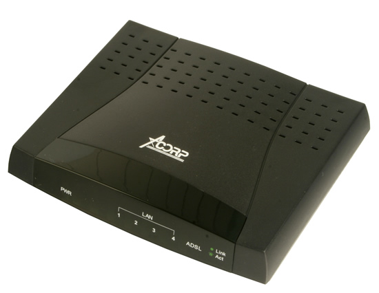 Acorp sprinter adsl2 router lan 410 настройка