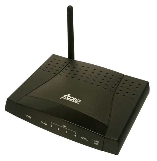 Acorp sprinter adsl2 router lan 410 настройка