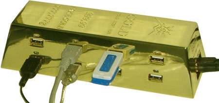 USB-концентратор из «чистого золота»