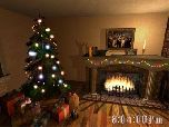 Christmas Fireplace 3D Screensaver 1.2