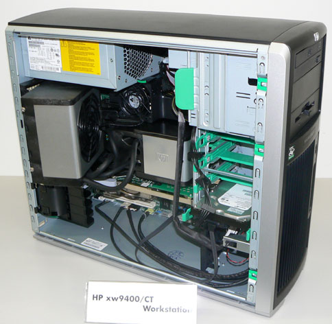 Hewlett-Packard xw9400/CT с водяным охлаждением