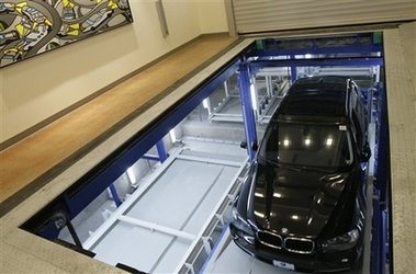 Автоматизированная парковка - в Нью-Йорке