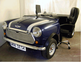 Рабочий стол из автомобиля Mini