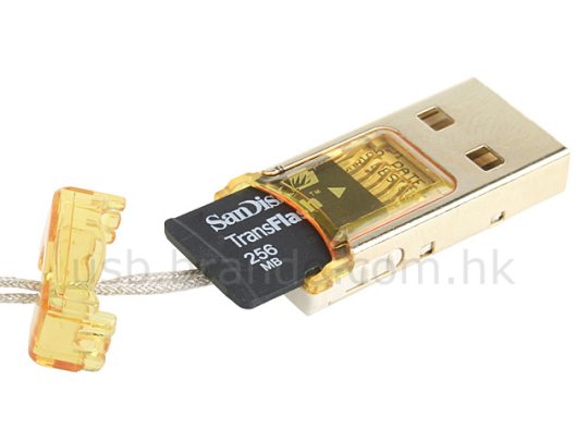 Крошечный кард-ридер для MicroSD карт