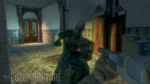Доктор с гранатой из Bioshock
