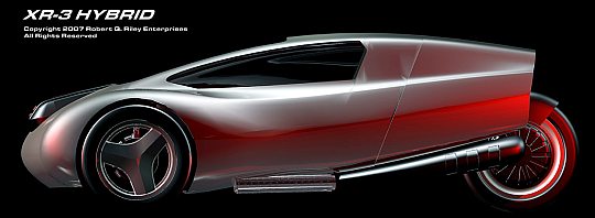 XR3 – трехколесный электрокар-гибрид