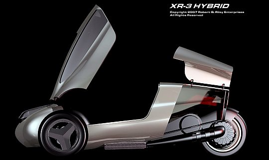 XR3 – трехколесный электрокар-гибрид