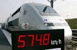 Французский поезд TGV разогнался до 574,8 км/ч