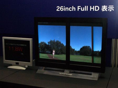 Sony показывает новые FED-дисплеи