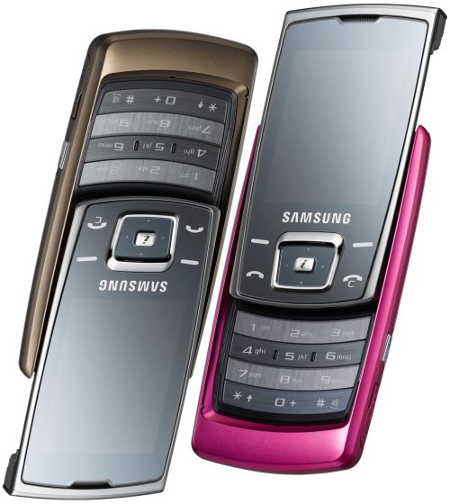 Тонкий музыкальный телефон Samsung E840