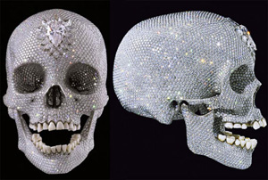 Бриллиантовый череп - дорого и сердито