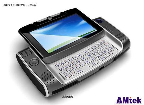 U560: ультра-мобильный ПК с 4,8" экраном от Amtek